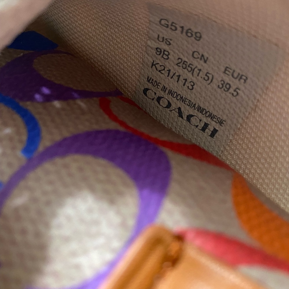COACH
Lowline Rainbow Coated Canvas Sneakers - Picture 12 of 13